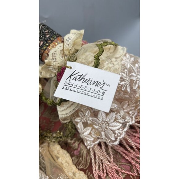 Victorian Katherine’s Collection Wayne Kleski Cat Doll Lace Floral Dress READ - Picture 2 of 8